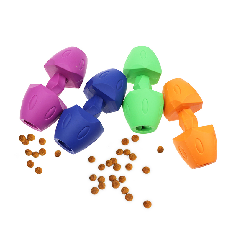 Squeaky Rubber Best Treat Dispensing Dog Toys Food Dispensing Toys for Puppies